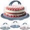 My-goodbuy24 KuchentransportboxTransportbox rund, Tortentransportbox mit Haube und Griff, Kuchen-Torten, Kuchenbox, Tortenbehälter, Tortenglocke Ø 34cm, Höhe 15 cm - Mintgrün