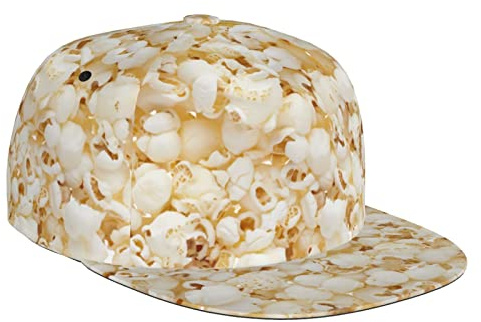 Snapback-Hut mit lustigem Lebensmitteldruck, Hip-Hop-Stil, modisch, flache Schirmmütze, Teenager, verstellbare Baseballkappe, Trucker-Mütze