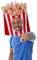 SIEBOLD Pommes mütze,Lustige mütze,Halloween Partyhüte,Pommes Kopfbedeckung,für Erwachsene Halloween Karneval Partykostüm Requisiten Partygeschenk