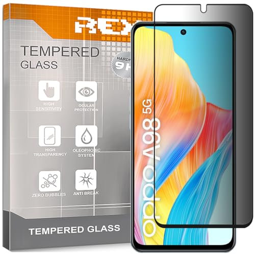 Protector de Pantalla Antiespía para OPPO A98 5G - REALME C55, Cristal Vidrio Templado Premium
