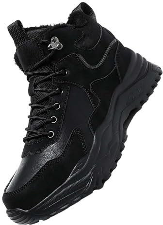 Scarpe Da Neve Uomo Invernali Comode Stivaletti Antinfortunistica Foderati Caldi Stivali Passeggio Leggere Morbidi Scarpe Doposci Impermeabili Imbottiti Sportiva Sneakers Antiscivolo All'aperto