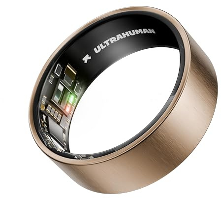 ULTRAHUMAN Ring AIR - Monitoraggio del sonno e del fitness, anello intelligente per uomini e donne, nessun costo dell'app per le funzioni standard, durata della batteria fino a 6 giorni (taglia 10)