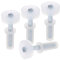 Lot de 4 guides de porte à deux volets pour porte pliante