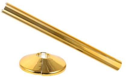 1 Satz Heizkörper geteilt Kragen Wandplatte Split Kragen Rohr Rohrfitting Flanschdeckel Hydraulik Platten gold