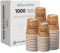 ecodrinks - 1000 Bicchieri Caffe Carta Da 75ml - Set Bicchierini Monouso per Bevande Calde/Fredde - Biodegradabili, Eco-friendly e Made in Italy, Marrone