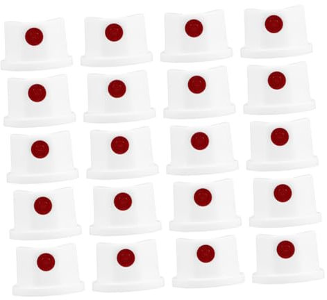 NUOBESTY 40pcs Spray Paint Caps Nozzles Reusable Spray Tips for Aerosol Cans for Painting and Detailing Projects