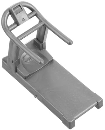CHICAMPERA Miniatur Laufband Modell Kompaktes Fitnesszubehör aus Kunststoff Realistische Sportgeräte für Heimfitness und Büro Grau