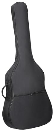 CravoFlow Borsa per chitarra 41 pollici Custodia impermeabile Oxford per chitarra acustica classica, protezione imbottita con cinghie- nero