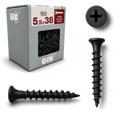 Spax Befestigungen Gix G fuer Doppelbeplankung 5,5x38 100 St. 4691170550387