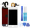 iezfix - LCD-Bildschirm für iPod Touch 5., 6., 7. Generation, komplett mit Werkzeugen, Weiß