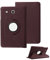 SOTEFE® Samsung Galaxy Tab A6 7.0 SM-T280 Funda - 360° Rotación Cuero PU Funda Soporte Protección Cáscara para Tablet Samsung Galaxy Tab A 7.0 SM-T280/T285 + Protección de Pantalla-Marrón
