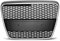 Tuning-Tec KÜHLERGRILL SPORTGRILL GRAU38 RS-LOOK MATT SILBER Metall Grille Universal Fahrzeuggrill Grau