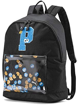 PUMA Unisex Jugend Sesame Street Backpack Sport Rucksack, Black, OSFA