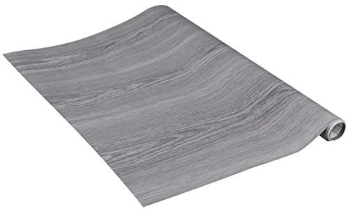 Venilia Klebefolie | Eiche Grau Holzoptik Braun | 45 cm x 1,5 m, Stärke 95μ | selbstklebende Möbel-Folie, Dekofolie, Tapete, Küchenfolie | ohne Phthalate | Made in EU