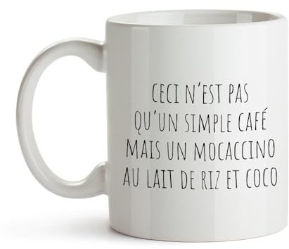 CADEAUX.COM - Tasse Personnalisable Classique - Mug Personnalisable Plus Blanc que Jamais - Mug Café - Idée Cadeau Personnalisé - Idée Cadeau Fête des Mères - Idee Cadeau Femme