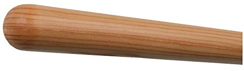 TIBU Lärche Holz Handlauf lackiert Ø 42 mm mit bearbeiteten Enden ohne Halter Länge: 400 mm / 40 cm / 0,4 m Enden:Halbkugel gefräst
