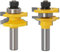APLUS Tongue Groove Router Bits Set, 1/2 Shank Ogee Stile and Rail Bit Set, Wood Milling Cutter Woodworking Tool