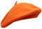 Umeepar Damen Wolle Französischen Baskenmütze (Orange)