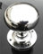 Ironmongery Solutions® Mushroom Mortice Knob for Doors, Gate Handle, Door Knob Handles in Polished Chrome Finish -70mm