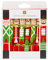 Talking Tables Little Crackers joke and conversation starter - Set of 8 traditional red and green nutcrackers | Eco-friendly, recyclable Christmas tableware, English