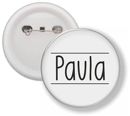 Button 58 MM - Paula, 58mm, Kunststoff