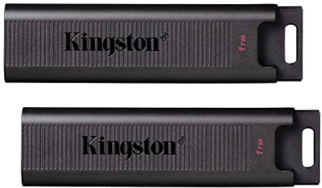 Kingston DataTraveler Max 1TB USB-C Flash Drive with USB 3.2 Gen 2 Performance - 2 Pack