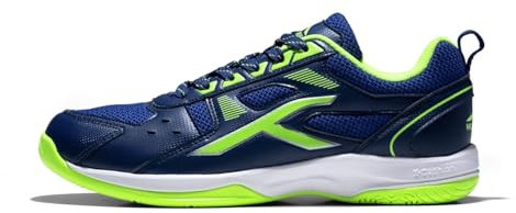 Hundred Homme Raze 1 x Badminton Shoes, Navy-Lime, 44 EU