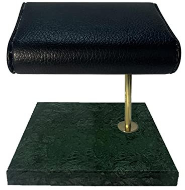 Marmor-Uhrenständer, Halter, Armreifen, Organizer für Schminktisch, Vater, Grün, S