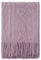 BOURINA Textured Solid Soft Sofa Throw Couch Cover Knitted Decorative Blanket,Light Lavender, 127x152cm