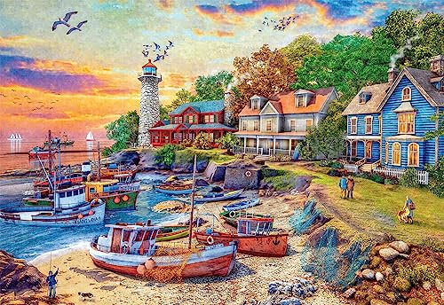 Buffalo Games - American Harbor Town - 2000 Teile Puzzle