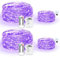 Maxee 2pezzi 20M + 2pezzi 3M LED luci fata batteria, 8 modalità di controllo remoto, timer luci fata, IP65 impermeabile, per Natale decorazione esterna interna, Viola