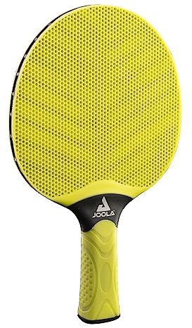 JOOLA Tischtennisschläger Vivid Outdoor, Unisex – Erwachsene, Tischtennis-Schläger Vivid, Lime, 25 x 15 x 2,5 cm