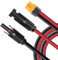 ZkeeShop Solarladekabel Solarstecker auf XT60 Adapter Stecker Anschluss von Solarpanel 12AWG Kabel für EF DELTA 2 River Pro Solargenerator Tragbare Powerstation (15.24M)