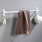Handtuchhalter Wandmontage Badetuchhalter Aluminium Handtuchstange Ständer für Badezimmer, Hotel, Küche(30 cm, weiß, 1 Schicht)
