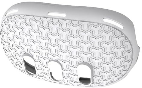 BeisDirect VR Headset Protective Cover for Meta Quest 3 Silicone Protective Case Scratch-proof Dust-proof VR Headset Skin For Meta Quest 3 Protection VR Game Accessories (White)