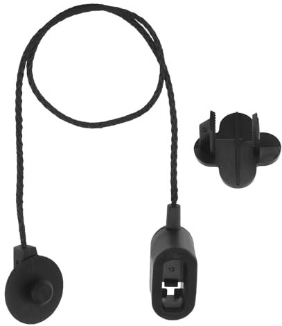 SG Store 1 Juego de Cable de Repuesto para Estante de Paquetes 2423830 Compatible con Ford Fiesta MK8 Gasolina 2017-2021 Correa Trasera para Estante de Paquetes Color Negro