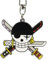ABYSTYLE - One Piece – Schlüsselanhänger Zoro, Schwarz , Dimensions : diamètre environ 4,8 cm