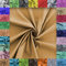 Stoff Virginia Tex, Meterware, Baumwollstoff 100%, große Breite 240 cm, Baumwollstoff 100% Oeko -Tex Standard 100 Unifarben zum Nähen (Braun 20, 100 cm)