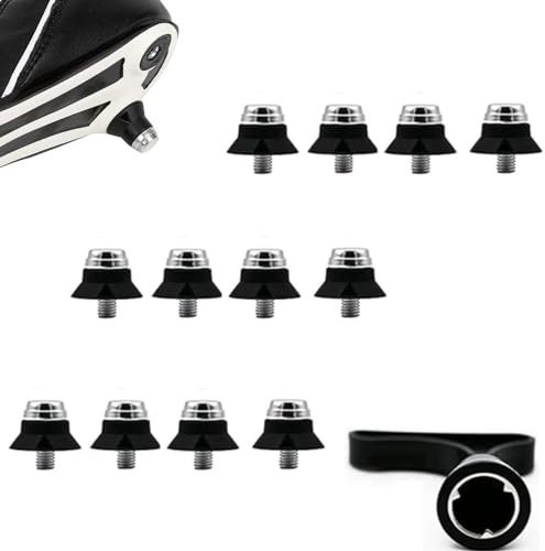 Tacos de fútbol CuiCanfla Tapas de tornillo para botas de fútbol con tapa de aluminio 12 especias con llave de tornillo