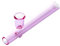 Weedness Glas-Pfeife Kawumm in Pink 10 cm – Tabakpfeife Pfeife Smoking Pipe Glaspfeife Zubehör Kickloch