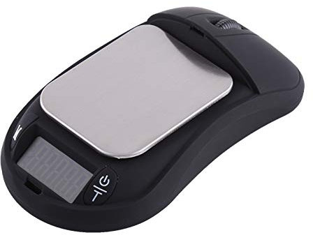 feinwaage versteckt,Tragbare Mini-Digital-Taschenwaage in Mausform,Hochpräzise Schmuck-Goldwaage (100g/0,01g)