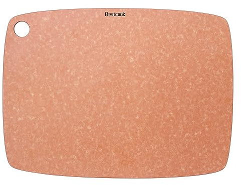 BESTCOOK Wood Fibre Chopping Board, Dishwasher Safe Small Cutting Board High Density Non-Toxic, BPA Free, Knife-Friendly, Eco-Friendly, Reversible for Meat, Bread and Fruit, 30 x 23 x 0.6 cm