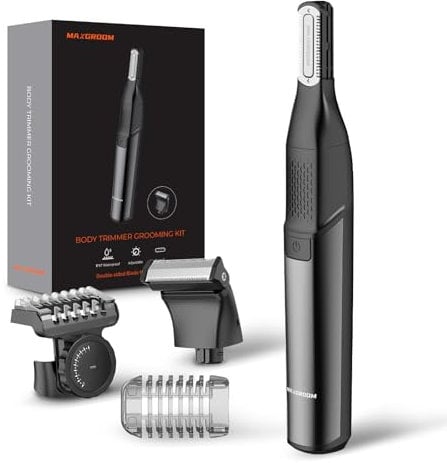 Tondeuse intime homme,Tondeuse corps homme et femme,Tondeuse barbe et corps homme, Tondeuse bikini femme, Tondeuse cheveux homme Bodygroom. Usage humide et sec avec peigne guide réglable 2 en 1