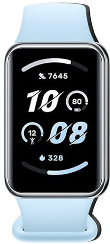 HONOR Bracelet Bleu, Tracker Multisport, Ecran AMOLED 1,57 Pouces, 96 Modes de Mouvement, Compatible avec Samsung Galaxy S22, iPhone 14, Google Pixel 7