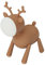 Northpoint LED Tierfigur Nachtlicht Timer Touchsensor Dimmbar Akkubetrieben Bambi braun