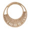LHSJYG Manici Bamboo per Borse Manici for borsa a cerchio in rattan intrecciato Manici for borsa a tracolla intrecciata Manici di ricambio for borsa Accessori fai da te for borsa in bambù retrò