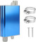 24mm Schalldämpfer, Standheizung Zubehör, Schalldämpfer für Notstromaggregat, Standheizung, Dieselheizung, für Eberspacher/Webasto (Blau)