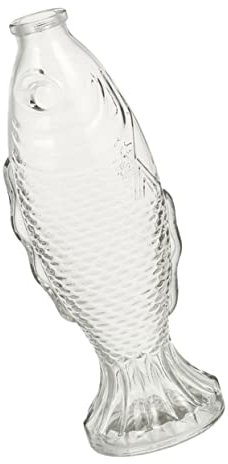 GRIRIW Glas Vase Fischblume Flasche Dekorative Drift Flasche Vase Fisch geformten Behälter für Home Tisch Dekoration Blumen Pflanzen Halter