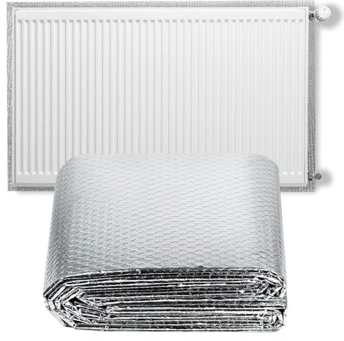 Radiator Reflector Foil 5m x 60cm - 3.6mm Thick Bubble Wrap Insulation | Reflective Foil Roll for Radiator Efficiency | Energy Saving Heat Deflector Panels