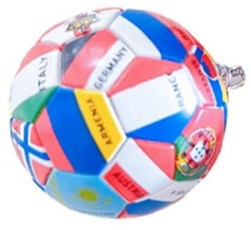 FUWIND 1 Stück Simulation Sport Fußball Anhänger Schlüsselanhänger Länder Ball Flagge Schlüsselanhänger für Auto Tasche Rucksack Zubehör Geschenk